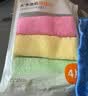 佳帮手纤维抹布厨房专用洗碗布25*25cm*4片木净油离吸水不易沾油 实拍图