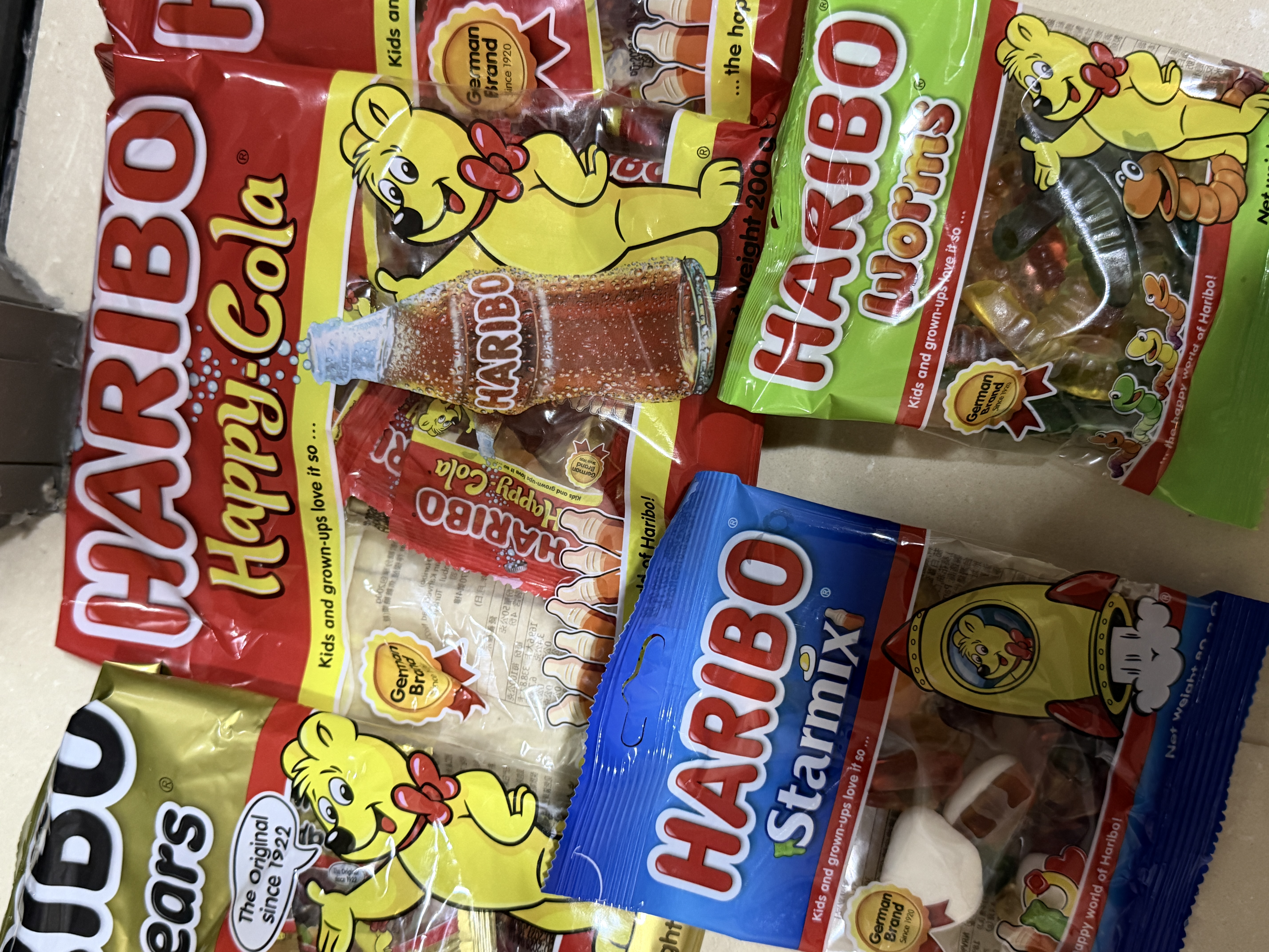 哈瑞宝（Haribo）虫虫水果软糖80g 土耳其进口 休闲儿童零食糖果 橡皮糖 喜糖 实拍图