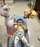 jollybaby婴儿玩具挂件床铃摇铃安全座椅1岁宝宝安抚玩具 白色独角兽挂件 实拍图