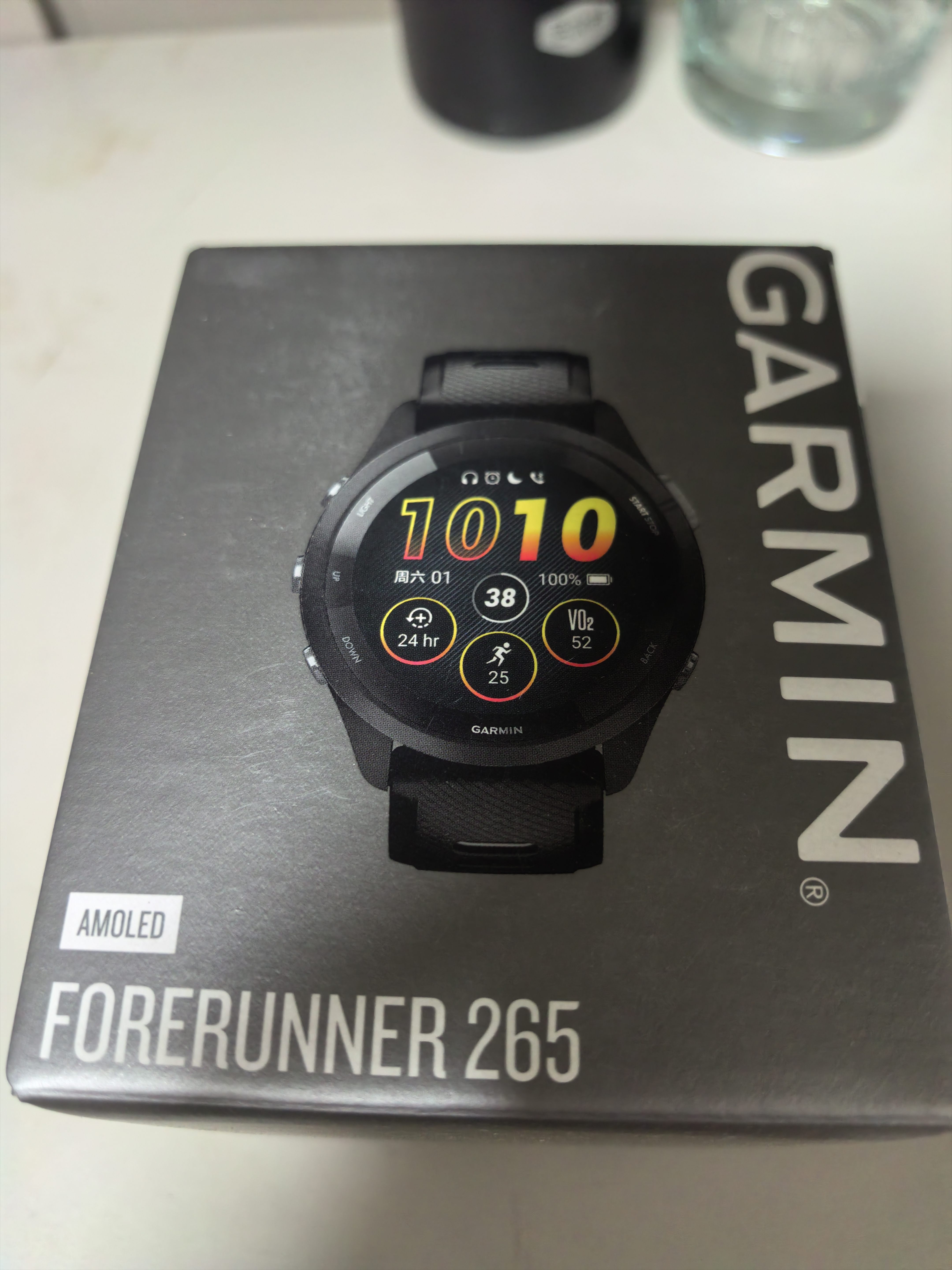 佳明（GARMIN）Forerunner265极夜黑心率血氧多频多星户外运动跑步游泳智能手表 实拍图