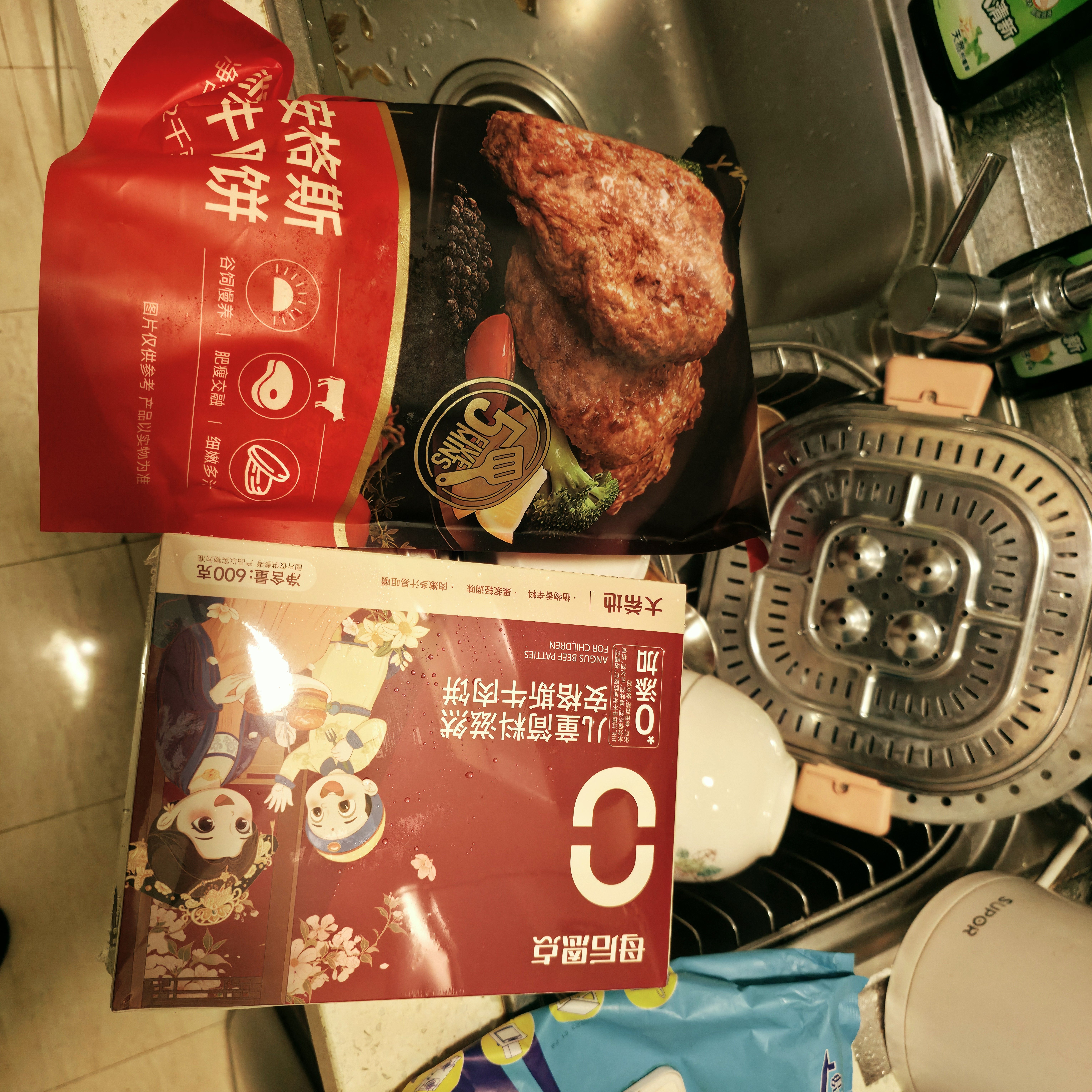 大希地腌制入味免调味牛肉饼安格斯谷饲牛肉饼1.2kg 汉堡儿童早餐烧烤 实拍图