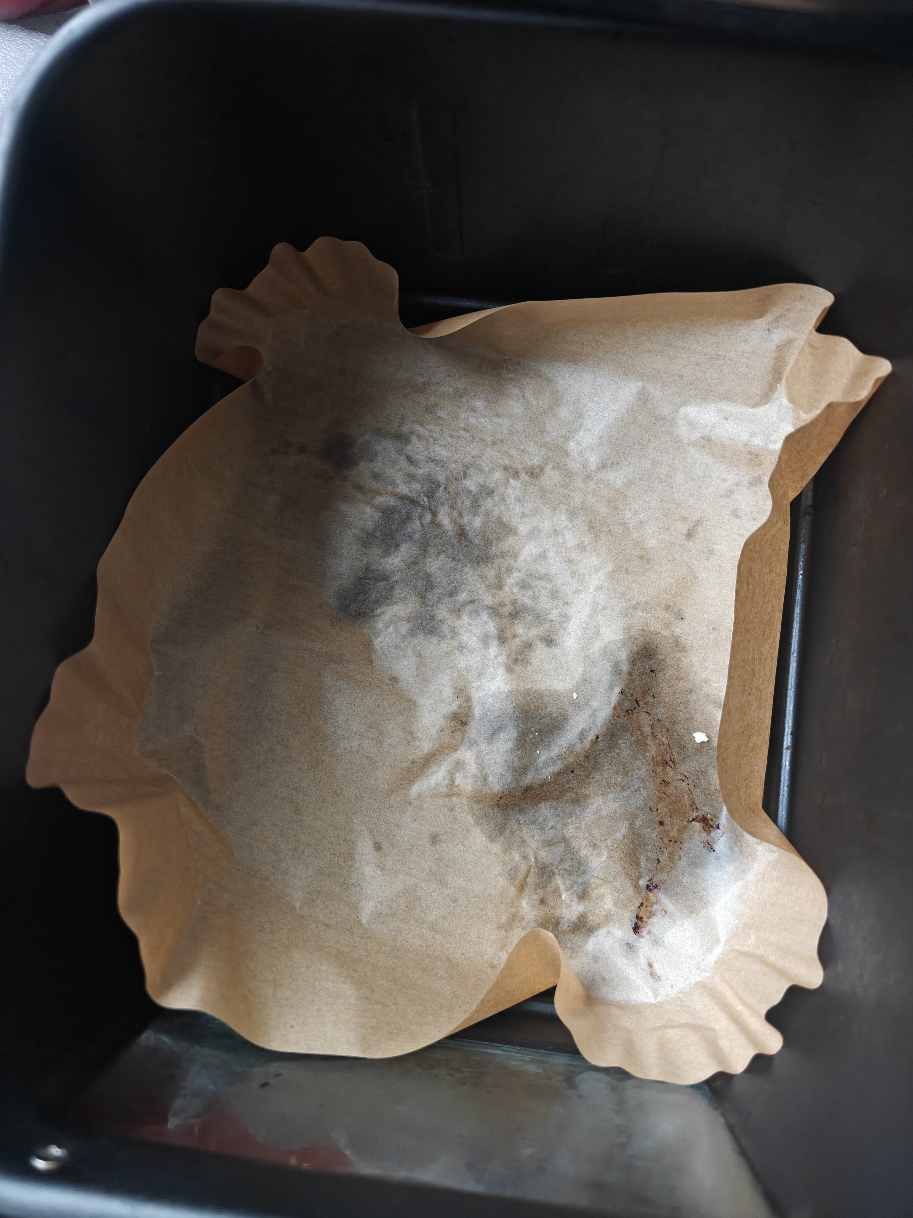 美进家（MEIJINJIA）空气炸锅专用纸20cm*100张吸油纸垫烤箱烘焙硅油纸烧烤工具烤盘 实拍图
