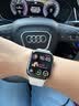 Apple/苹果 Watch Series 12 智能手表蜂窝版42毫米浅金色铝金属表壳沙砾色运动型表带S/M MJJ04CH/B 实拍图