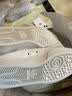 adidas NIZZA PLATFORM厚底增高运动帆布鞋女阿迪达斯三叶草 白   37 实拍图