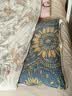 洁丽雅（Grace）A类纯棉抗菌枕巾一对装纱布简约枕头巾 花语52*76cm 实拍图