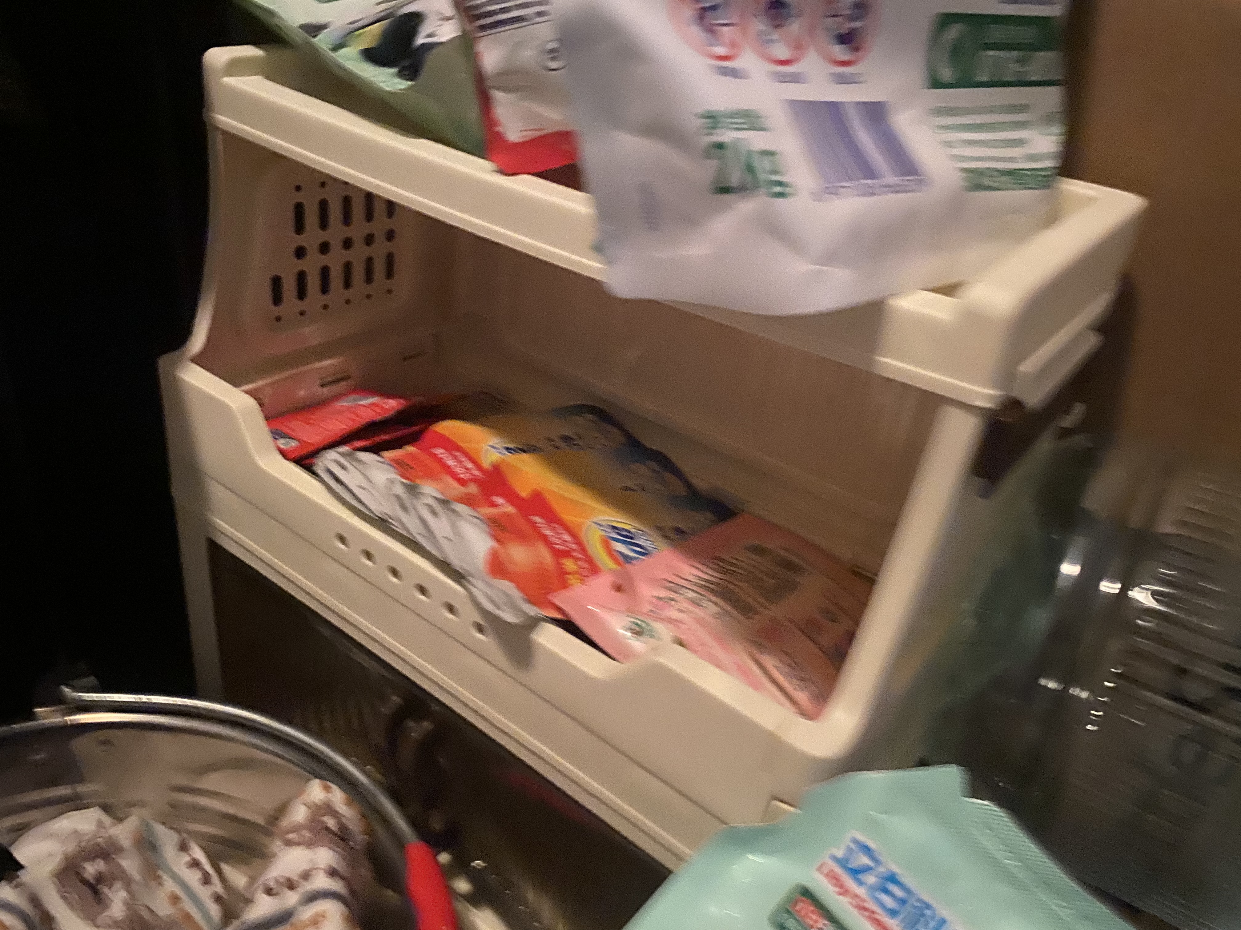 厨房收纳柜落地多层收纳架加厚杂物移动置物架调料瓶翻门储物柜子 多功能置物架 3层自带万向轮【2收纳柜+1置物架】 实拍图