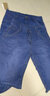 摩誉【2条装】牛仔短裤男夏季薄款六分中裤男士弹力直筒宽松沙滩马裤 021浅蓝+009深蓝 2条 33（2尺6适合145-155斤） 实拍图