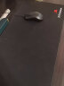 双飞燕（A4TECH）鼠标垫超大号锁边加厚可水洗护腕办公室桌垫笔记本电脑垫键盘垫游戏网咖桌面垫 纯黑细面速度版800*300*3MM 实拍图