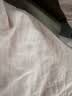 MUJI 女式无侧缝双层纱织长袖睡衣 家居服套装纯棉女款26年秋冬新品 浅粉红色 M （上装160/84A 下装160/66A） 实拍图