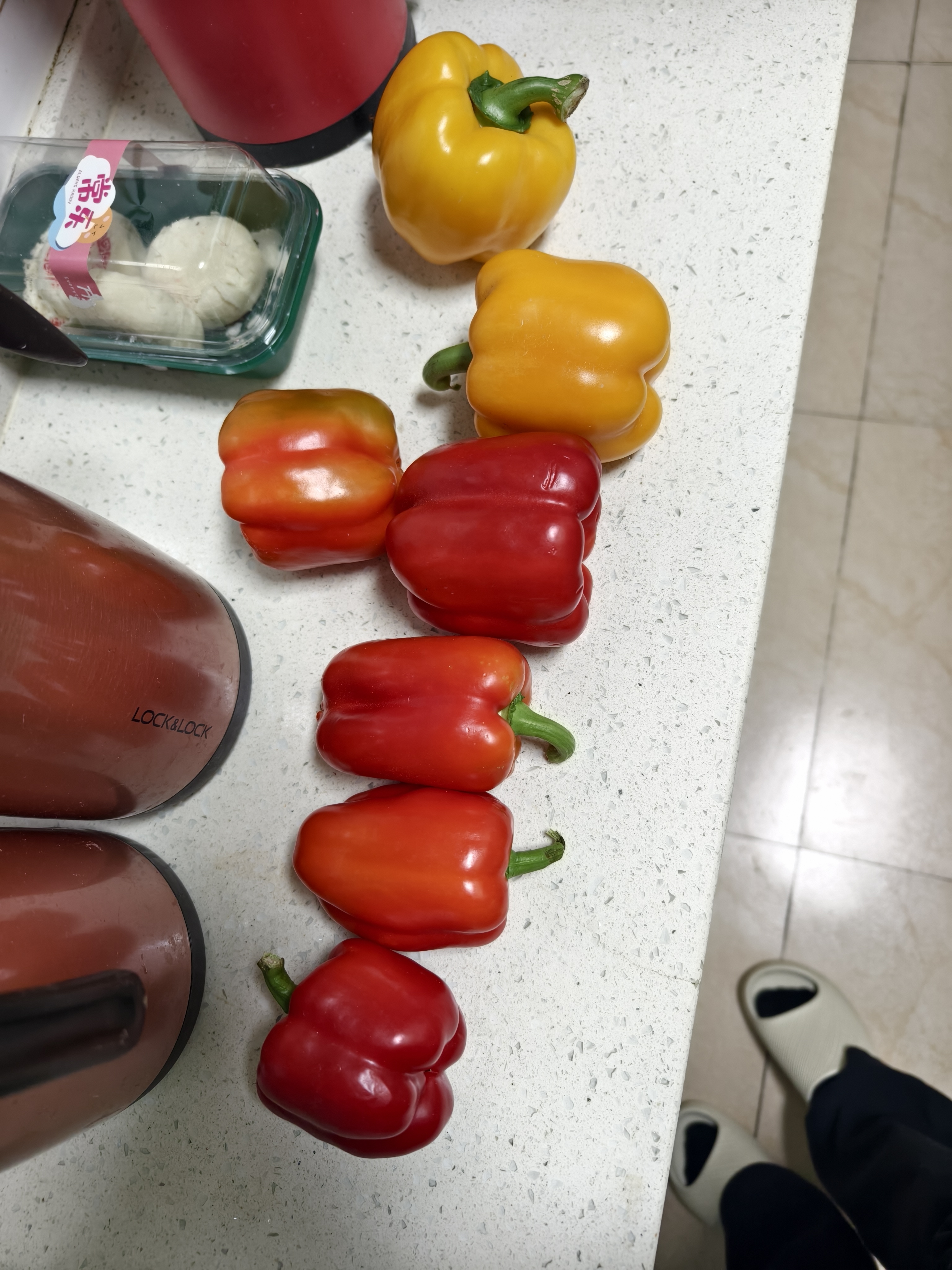 新鲜五彩灯笼椒甜椒七彩水果椒寿光蔬菜太空椒新鲜蔬菜 双色彩椒净重3斤 实拍图