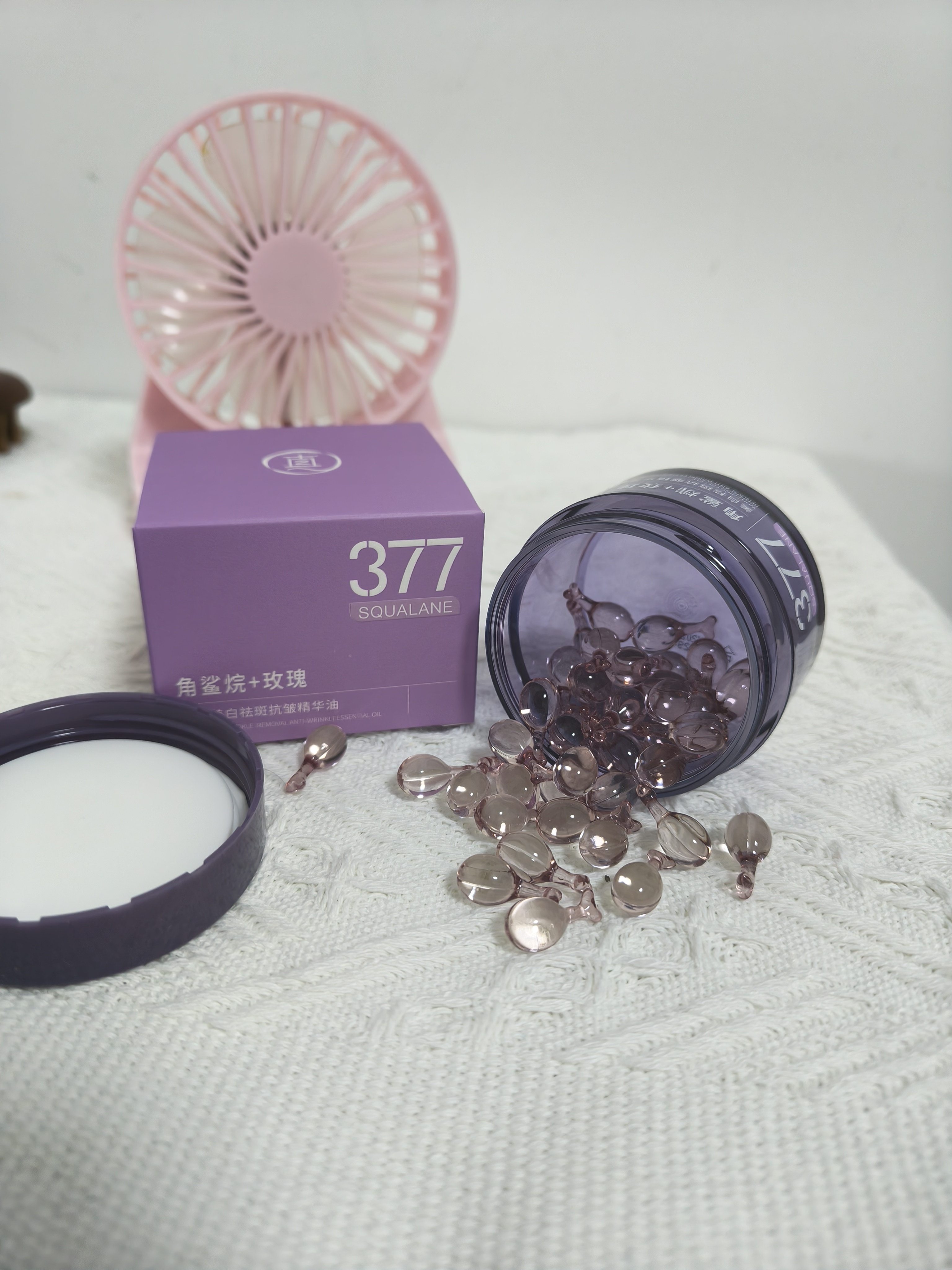 透真377美白祛斑淡化黑色素雀斑抗皱紧致淡纹面部玫瑰精华油去黄次抛 实拍图