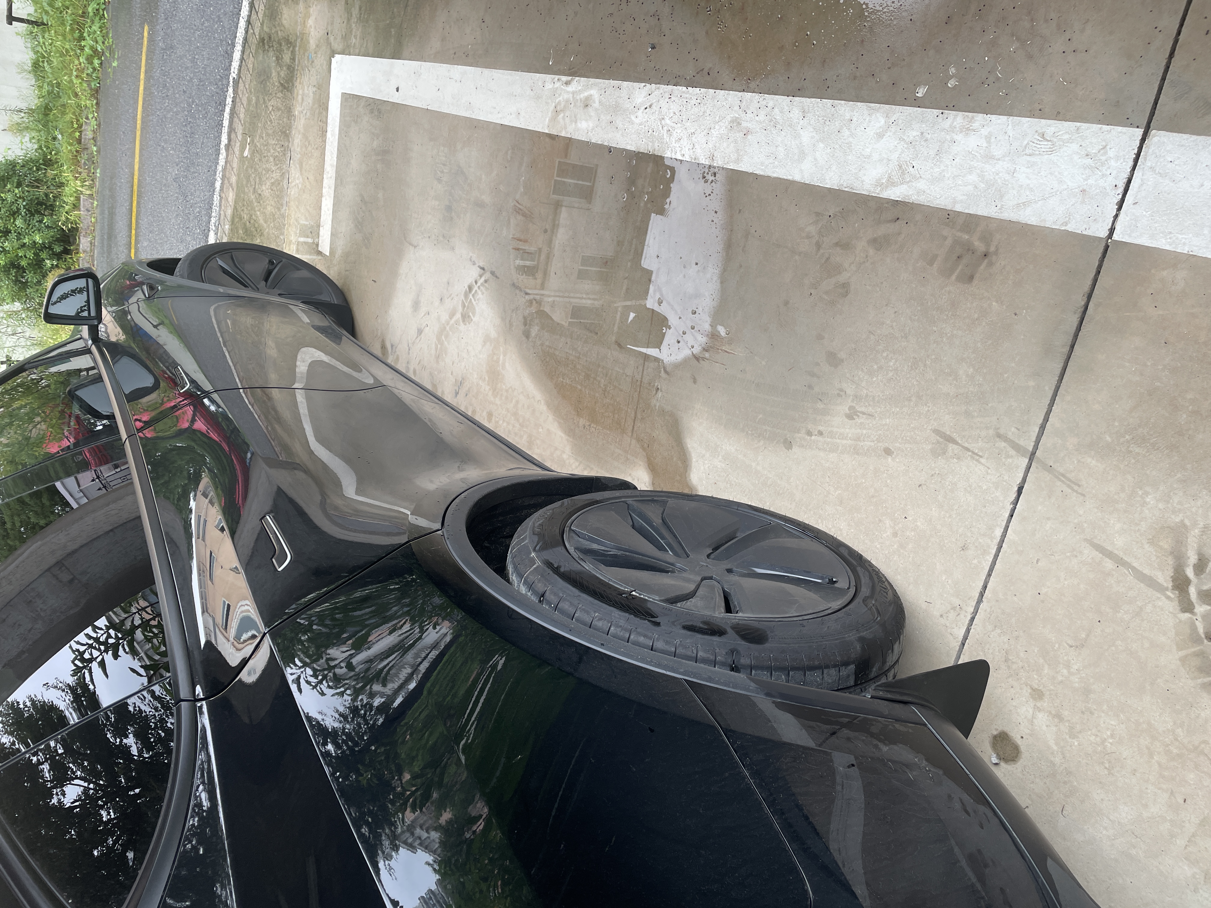 固特异（Goodyear）汽车挡泥板适用于特斯拉焕新modely换新y配件前后轮原厂款TPE配件 实拍图