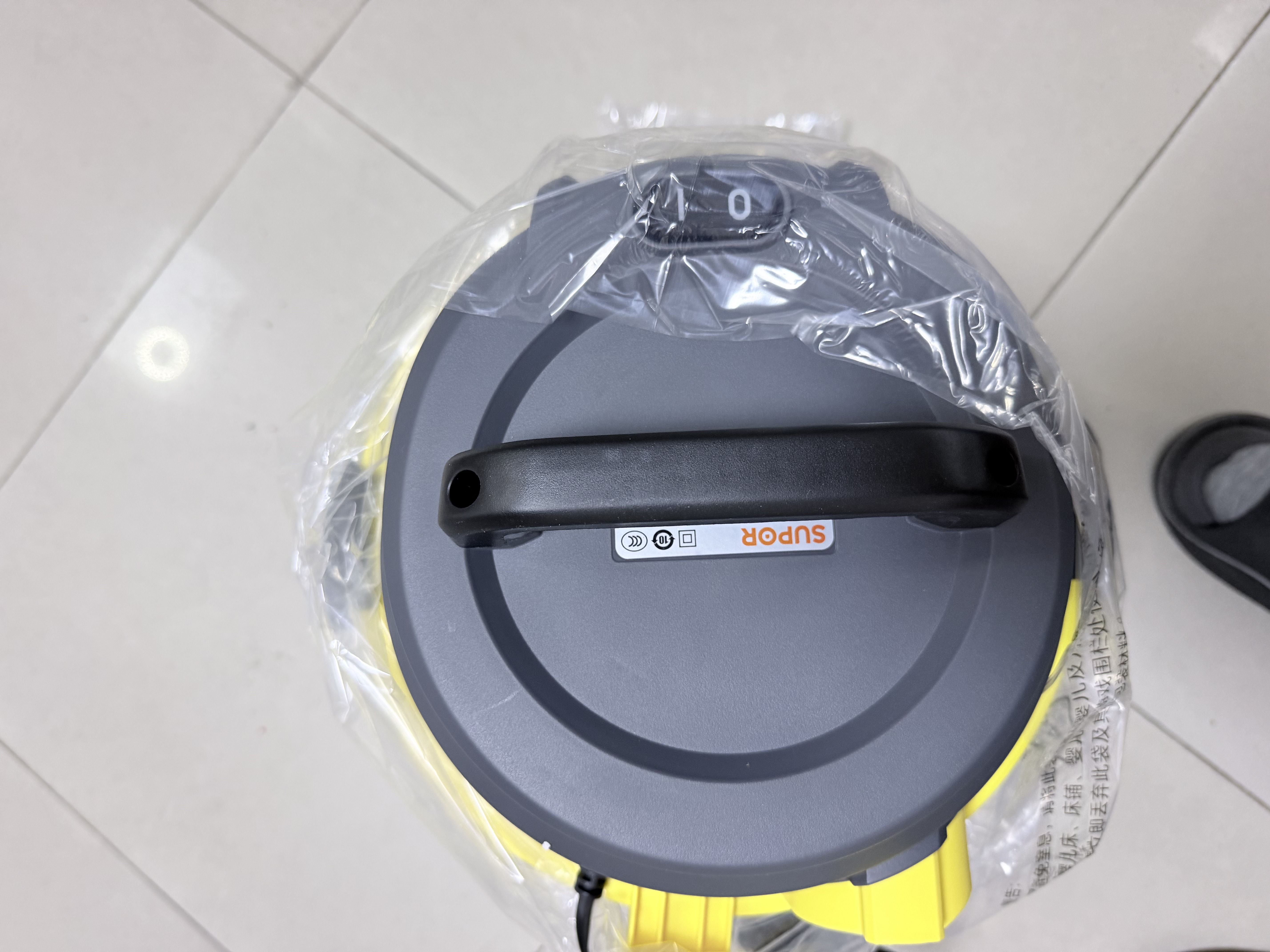 苏泊尔（SUPOR）桶式吸尘器家用工业大吸力20L干湿吹三用不锈钢开荒保洁装修商用地毯宠物大功率EVCB-73S 实拍图