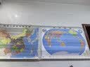 【2026】中国地图+世界地图挂图 约1.1米*0.8米 2张高清防水标准政区图 学生地图 地理学习 办公家用装饰 无拼缝新版墙贴挂画挂图 实拍图