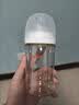 贝亲（Pigeon）玻璃奶瓶宽口径防胀气240ml M号奶嘴 3月+ AA187  实拍图