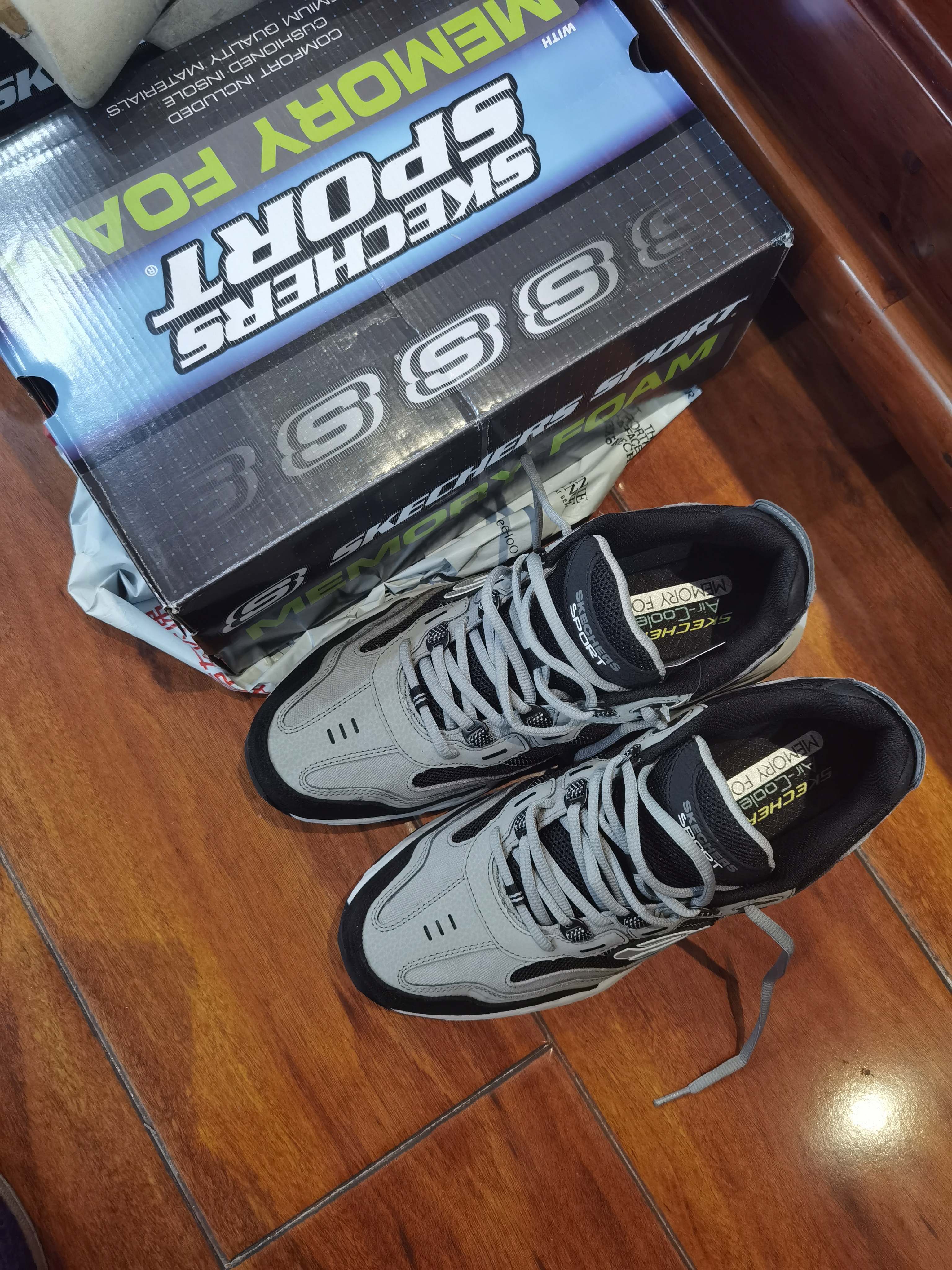 斯凯奇（Skechers）户外鞋男士冬季厚底增高运动鞋复古徒步鞋减震休闲鞋通勤男鞋 实拍图