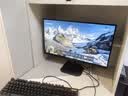 AOC21.5英寸 120Hz VA面板 HDMI接口 低蓝光不闪 可壁挂 三边微边 超薄节能 办公电脑显示器22B35HM2 实拍图