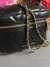 CHARLES&KEITH鳄鱼纹凯莉包手提斜挎婚包包女包生日礼物送女友CK2-50270880-1 Black黑色 S 实拍图