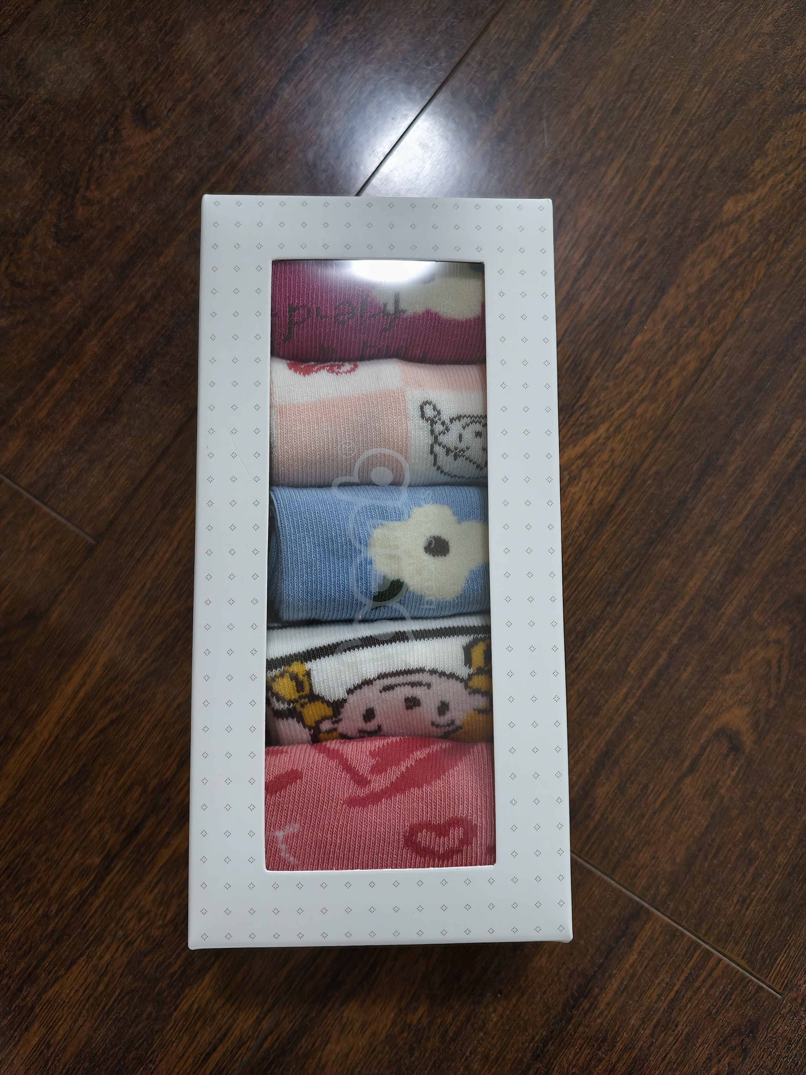 斑比儿童袜子春秋薄款棉袜中大童秋冬季女生宝宝无骨中筒袜 BB2470 秋冬款儿童袜子 5双 3-5岁 建议脚码21-26码【16-18】 实拍图
