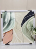 墨派（Mopai）餐厅装饰画手绘油画美式花卉高端客厅肌理挂画正方形壁画免打孔 抽象艺术 50*50cm手绘油画 实拍图