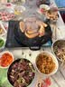 典匠烧烤盘铁板烧盘铸铁煎饼锅烤肉盘户外32cm卡式炉炭火烤肉牛排盘 实拍图