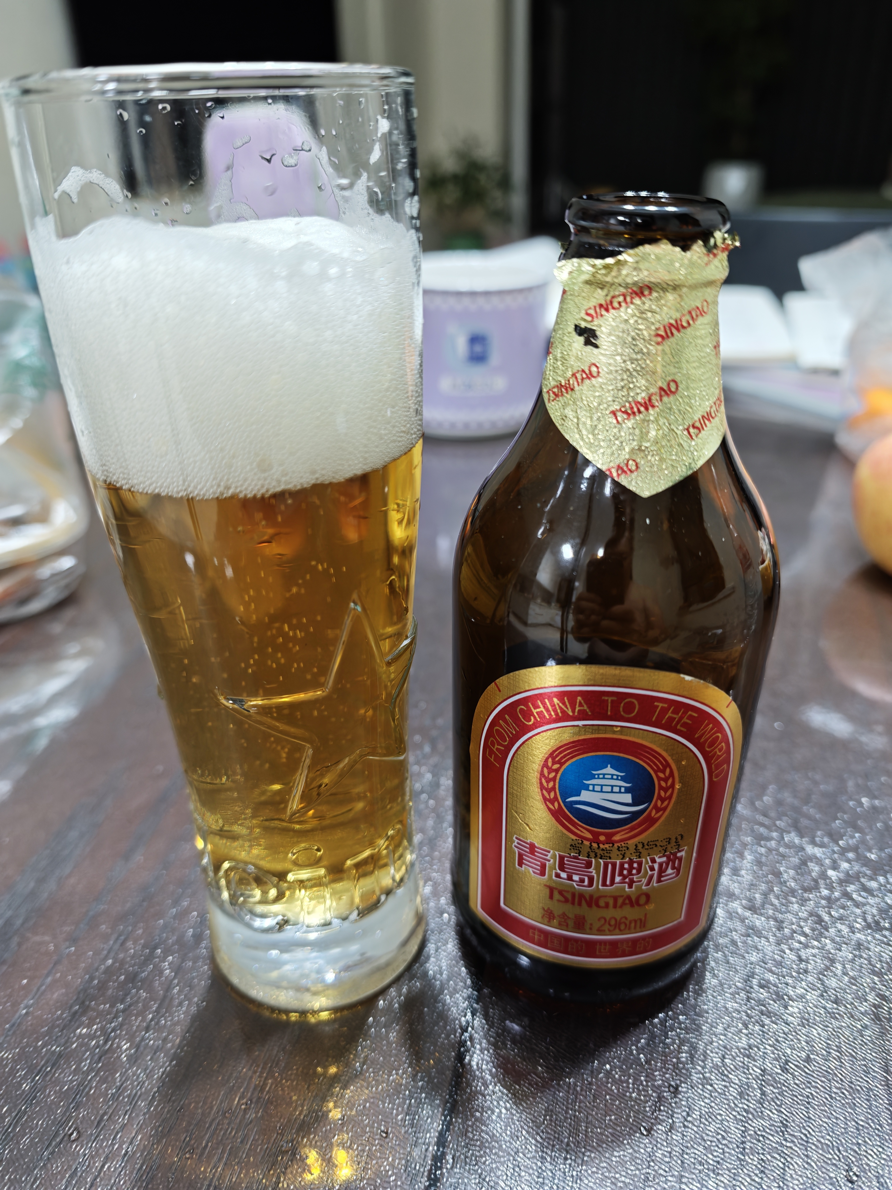 青岛啤酒（TsingTao）金质小棕金 低温酿造 296ml*24瓶 整箱装 实拍图