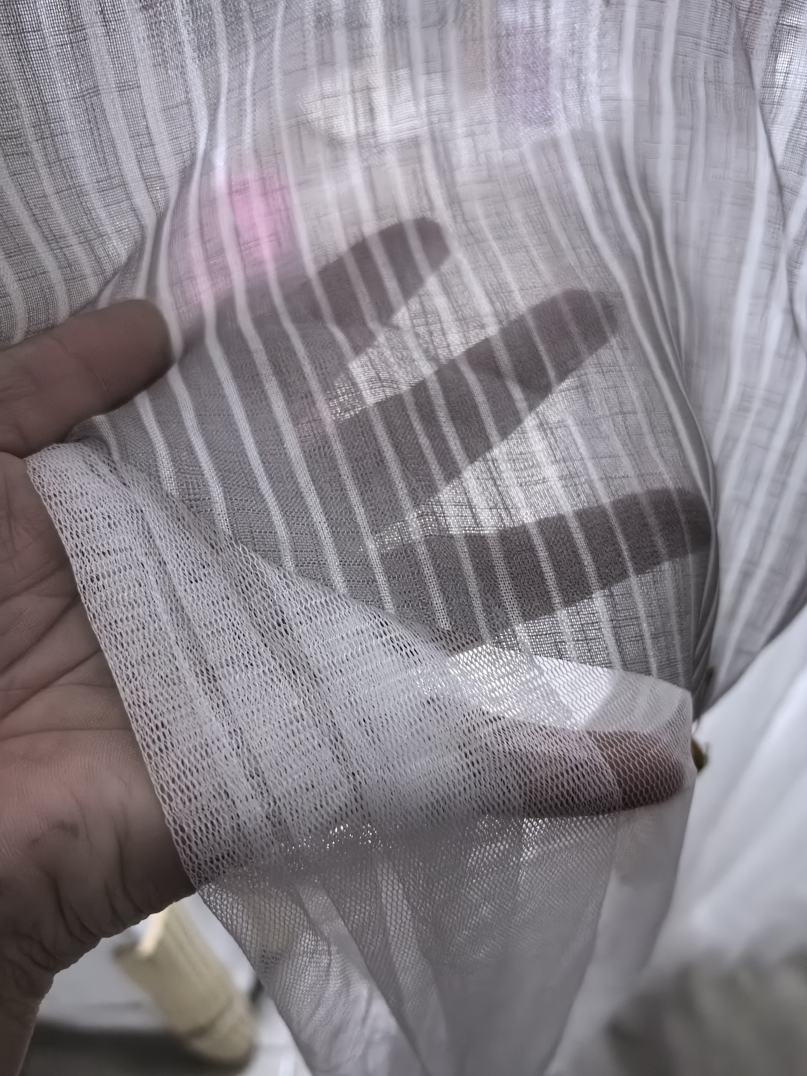范爷家新中式免打孔门帘挂帘隔断帘防蚊家用卧室卫生间入户隐私遮挡帘子 实拍图