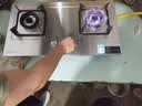 康佳（KONKA）天然气燃气灶煤气灶双灶【不锈钢爆款防爆灶】家用5.2kW猛火 内铜火盖 台式嵌入式灶具 JZT-G420Y 实拍图