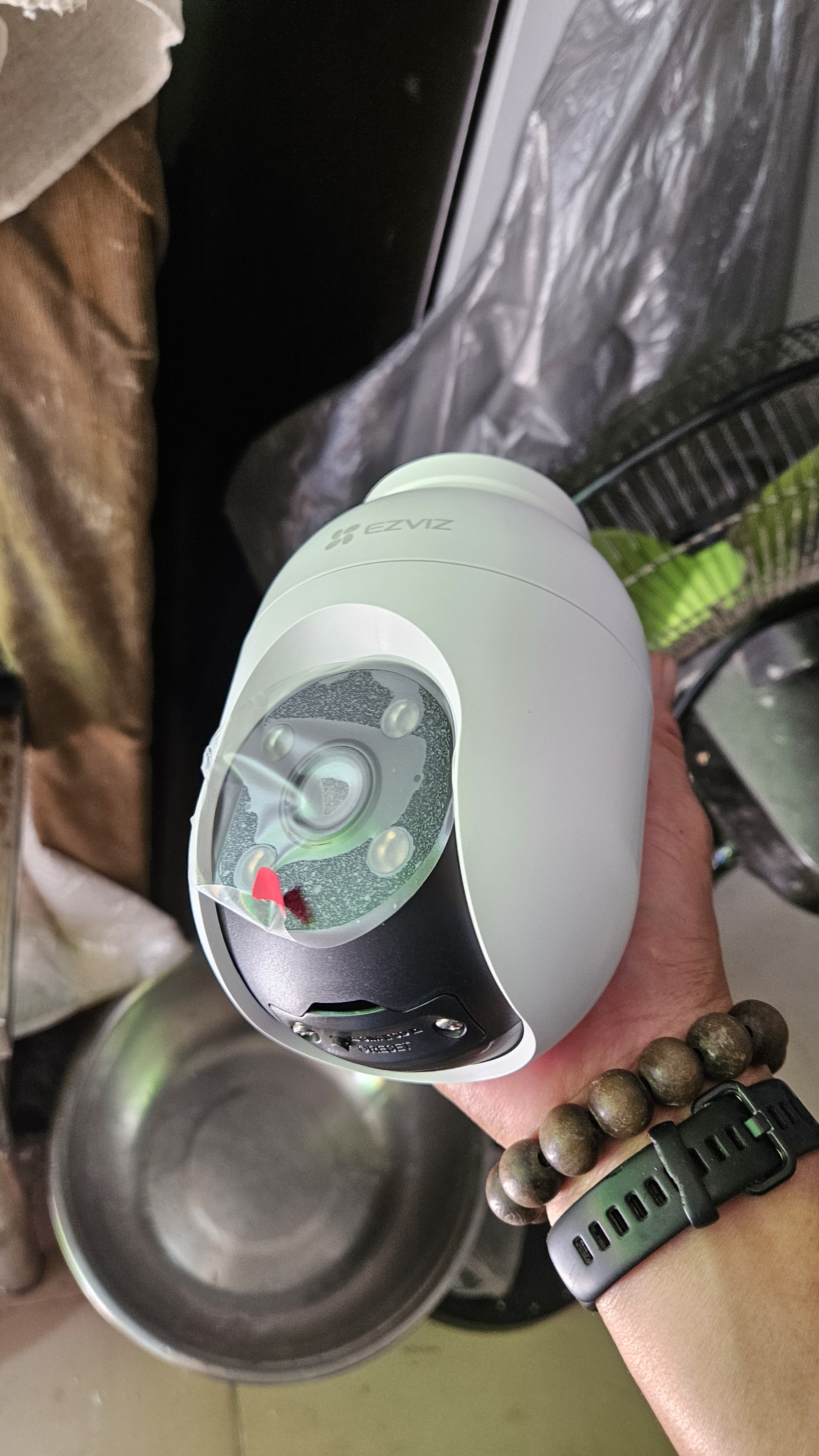 萤石C8c 800万摄像头 WiFi/4G双模版 室外双云台360° 防水防尘监控 手机远程 人形检测 全彩夜视 实拍图