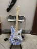 名森（Minsine）电吉他初学者 男女生学生成人通用款 专业级入门电子吉他乐器 39英寸火焰双摇-珍珠白+全套礼包 实拍图