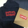 Levi's【情侣同款】李维斯2024春夏连帽卫衣oversize落肩LOGO印花 藏蓝色0007 XS 实拍图