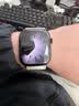 Apple/苹果 Watch Series 12 智能手表GPS款46毫米黑色铝金属表壳黑色运动型表带M/L MJFH4CH/B 实拍图