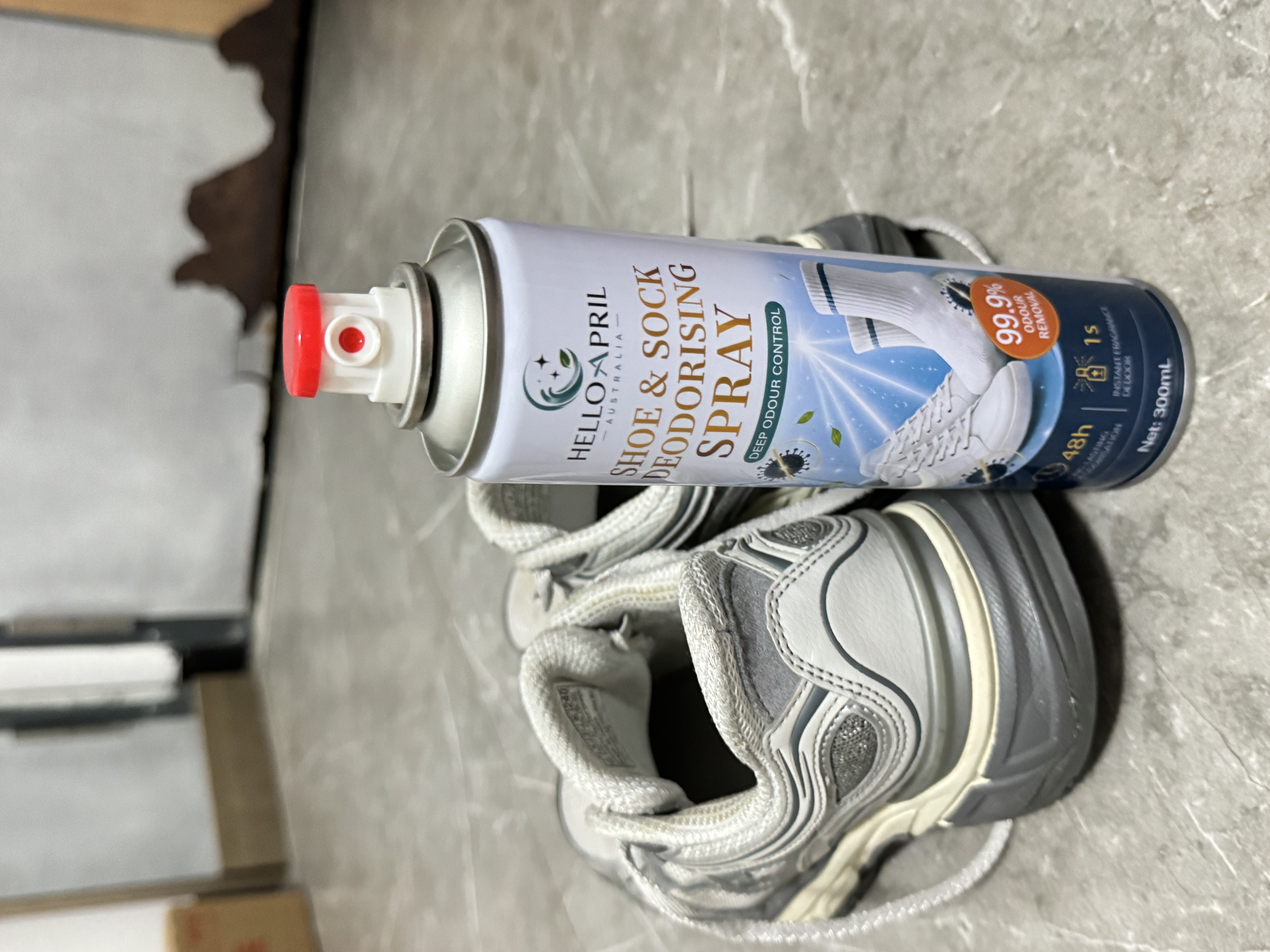 HELLO APRIL银离子鞋子除臭杀菌喷雾剂去异味防脚气脚臭球鞋袜柜速干持久留香 实拍图