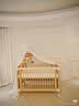babycare婴儿床0-3岁宝宝实木床儿童床高度可调可移动多功能拼接床蒙柯PRO 实拍图
