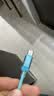 品胜[冰川透明]iPhone   Duo数据线type-c充电线双头PD60W快充车载适用苹果18promax/1716手机笔记本蓝 实拍图