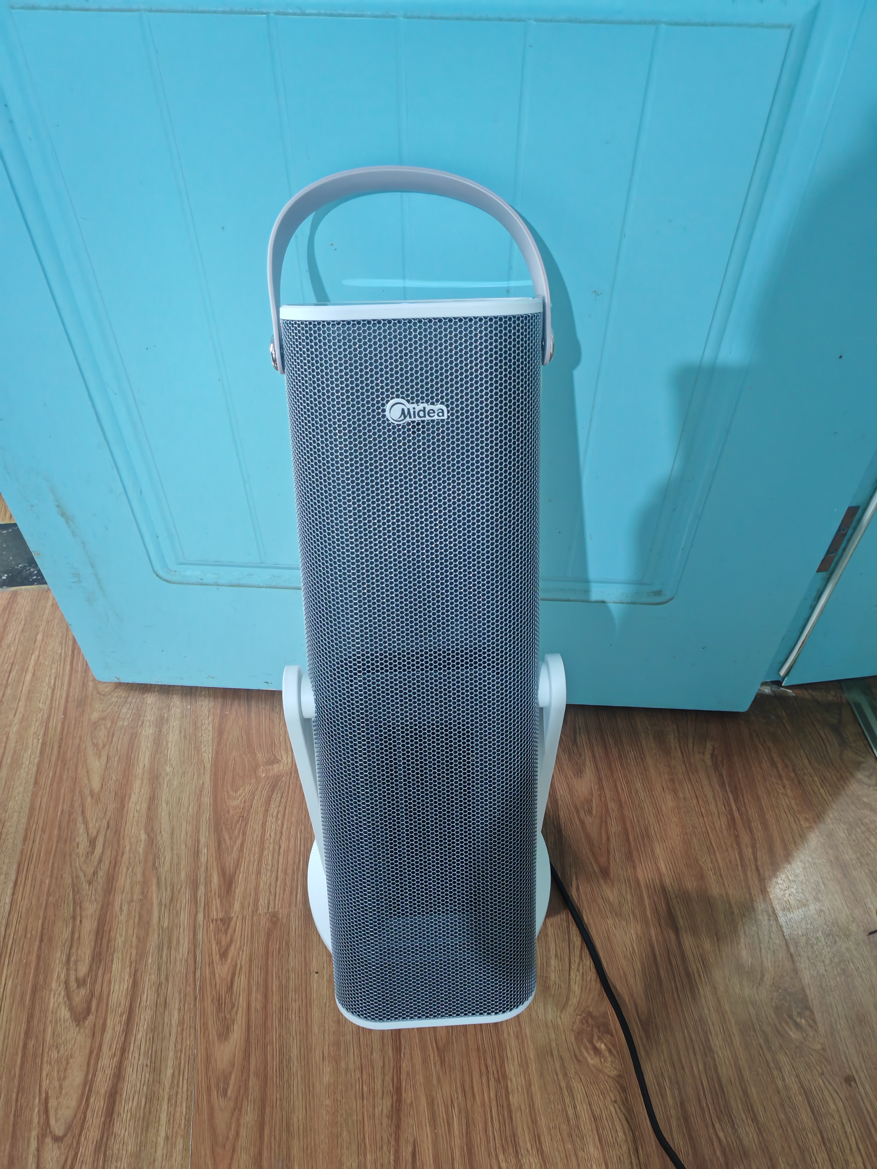 美的（Midea）【悬停定点送风】石墨烯智能语音暖风机取暖器 家用电暖气电暖器 负离子电暖风暖脚小太阳HFR20YLR 实拍图