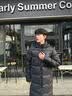 准者（RIGORER）长款羽绒服男2026秋冬新款连帽保暖防风加厚运动户外休闲情侣外套 纯正黑 L (175) 实拍图