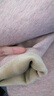 红豆（Hodo）情侣高领保暖内衣女加厚加绒色纺男中老年秋冬季内衣秋衣裤套装 柔雾粉-女士（加厚加绒） 165/90 实拍图