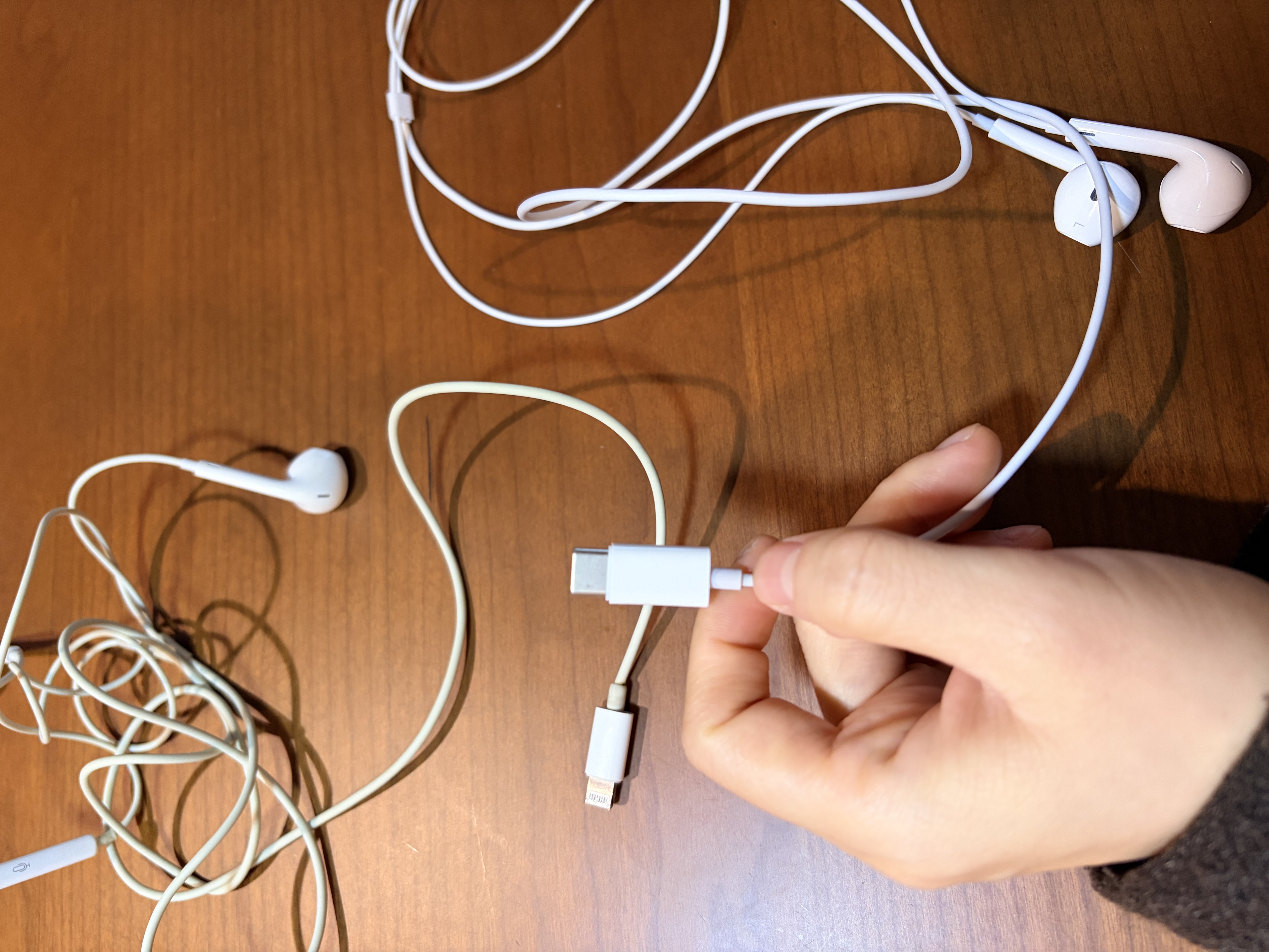 Apple/苹果 EarPods USB-C有线耳机 type-c有线耳机  iPhone 18有线耳机笔记本耳机游戏音乐 实拍图