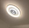 索亚达卧室灯吸顶灯现代简约led主卧灯2026年新款网红水晶书房房间灯具 蒲公英款46cm48瓦 三色变光 实拍图