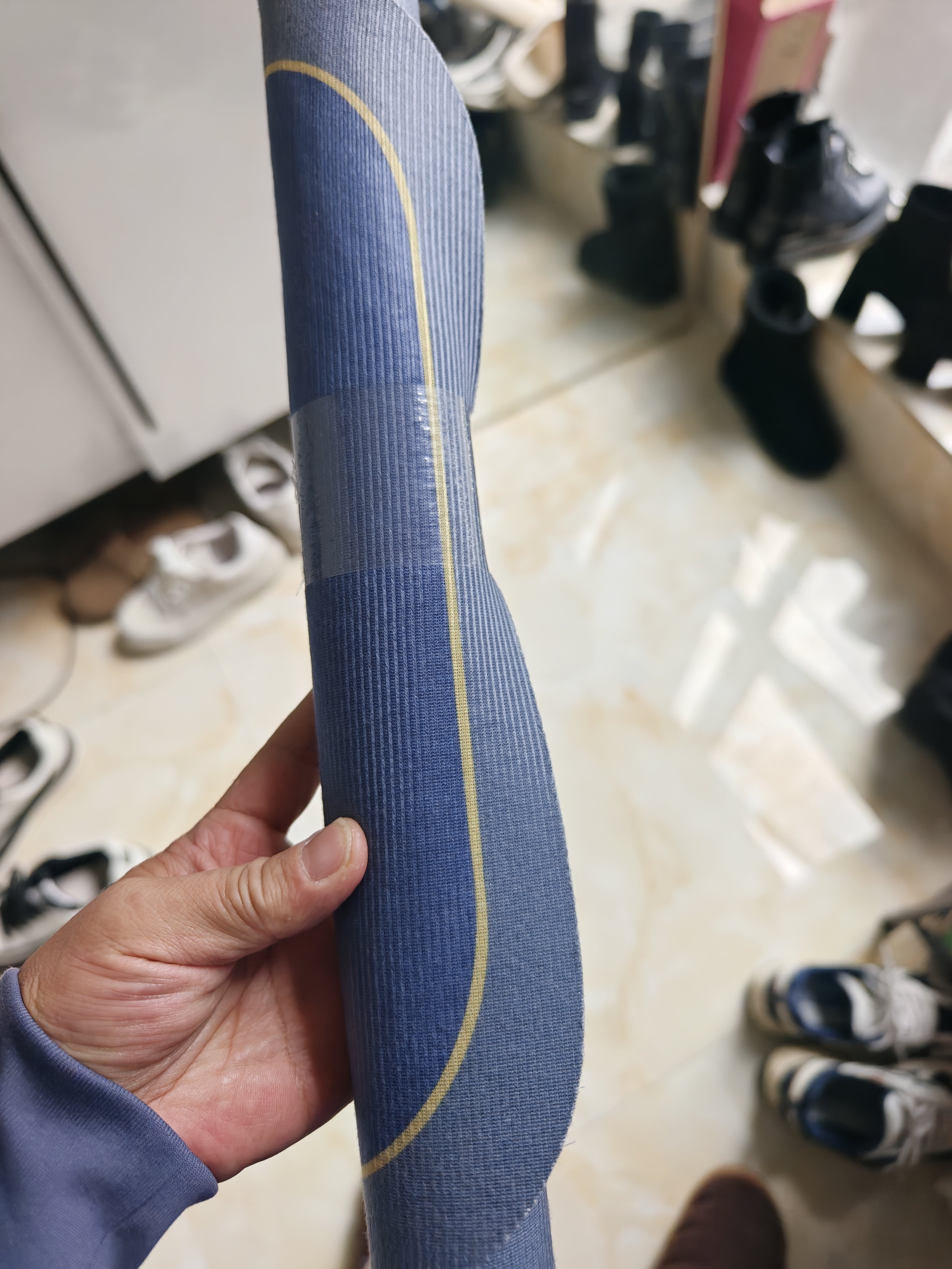 卫生间地垫吸水防滑速干超厚洗澡脚踩垫厕所浴室新款防滑垫 浅灰色 38cm*58cm 实拍图