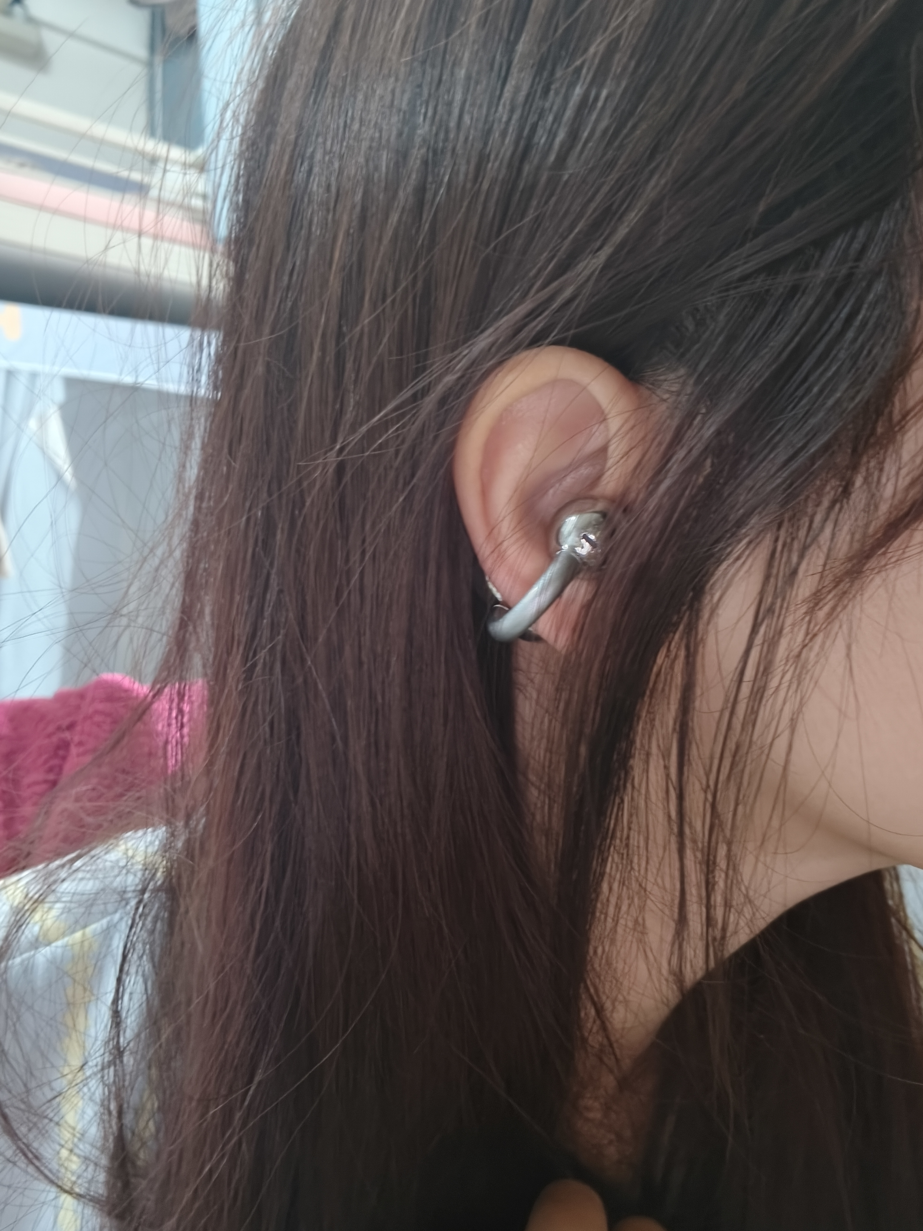 SANAG塞那S6S Ultra蓝牙耳机耳夹式气骨传导概念开放式不入耳运动跑步挂耳式超长续航无线AI耳机 实拍图