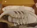 adidas ENTRAP美式校园风运动鞋少年感复古篮球风板鞋阿迪达斯   白/金色   41 实拍图