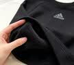 adidas情侣款加绒休闲运动长袖卫衣套头衫单穿上衣男女秋阿迪达斯   黑色/白   L 实拍图