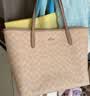 蔻驰（COACH）【品牌直供】女包CITY33通勤电脑包托特包CV976奶茶生日礼物 实拍图