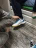 尤尼克斯（YONEX）羽毛球鞋yy入门级训练减震动力垫男女SHB101CR 白/蓝42码 实拍图