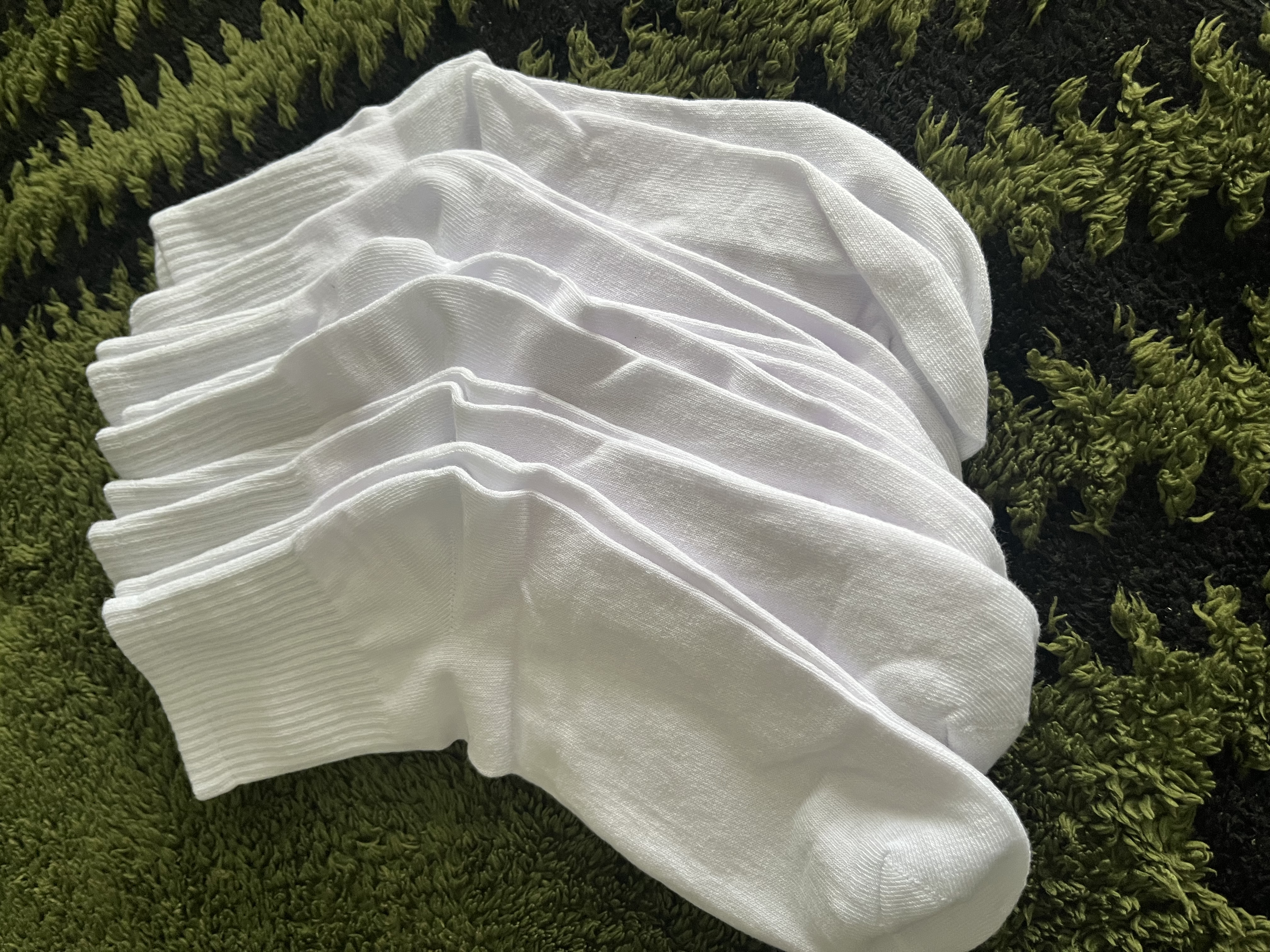 南极人6双袜子女士袜子100%纯棉10A抑菌防臭秋冬季中筒纯色高橡筋长筒袜 实拍图