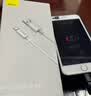 倍思苹果快充数据线2.4A充电线适用iPhone14/13/12Pro Max/XR/Xs/11/8手机ipad平板车载1.5米【2条装】 实拍图