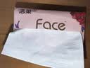 洁柔抽纸 粉face3层100抽*24包 锦绣卫生纸 可湿水面巾纸 整箱纸巾 实拍图
