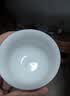 苏氏陶瓷丨羊脂玉白瓷功夫茶杯小碗杯陶瓷品茗杯6个装（简装）J0929 实拍图